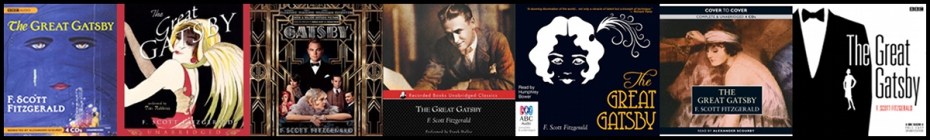 Covers van The Great Gatsby als luisterboek