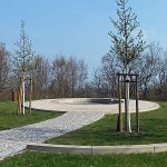 Gedenkplaats in het Park an der Etzoldschen Sandgrube. 