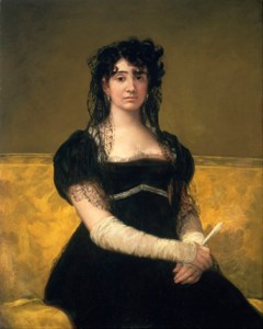 Goya: Portrait of Doña Antonia Zárate. In bezit van de National Gallery of Ireland en naar verwachting te zien in de tentoonstelling 'Goya: the portraits'.